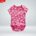 Baby Half Sleeve Organic Cotton Printed Romper From Levin.