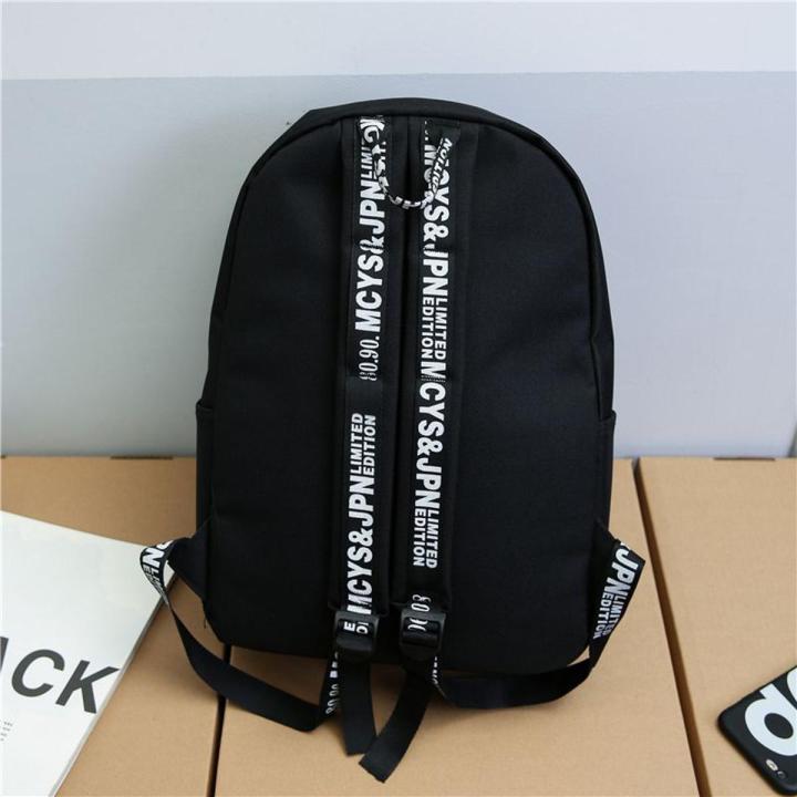 Wang Yibo Signature Peripheral Support Same Style Fashion Casual Trend Unisex Backpack New Student Schoolbag Backpack