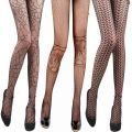 24 Design Women Fishnet Tights Female Punk Grid Hollow Out Nets Panty Hose Silk Stockings Tattoo Mesh Pantyhose Summer Honoria. 
