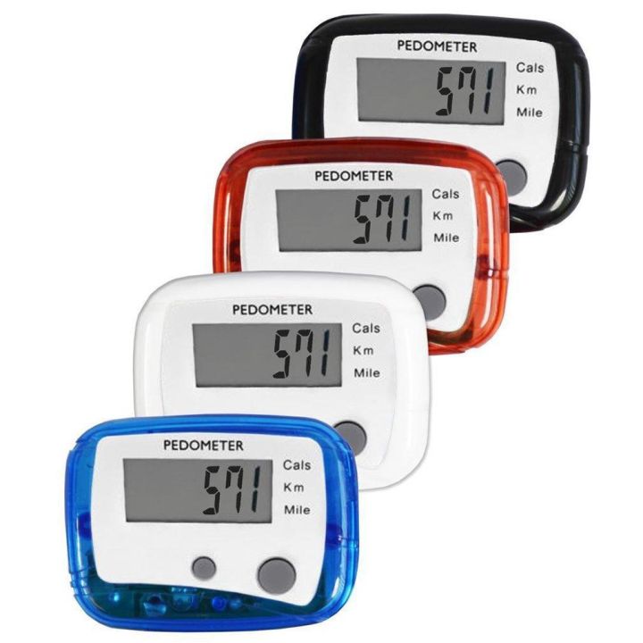 LCD Clip On Pedometer Step Walking Distance Calorie Counter Jogging Running
