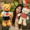 Factory wholesale sweater, teddy bear, hug bear doll, plush toy, bear pillow, rag doll, wedding gifts. 
