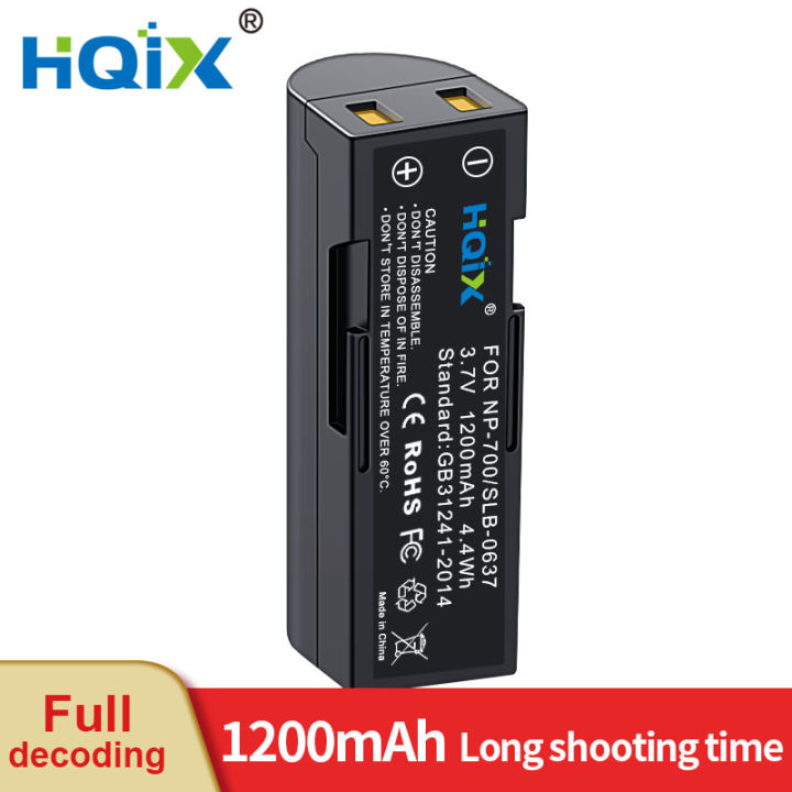 HQIX for Minolta DG-X50-K DG-X50-R DG-X50-S DiMAGE X50 X60 Camera NP-700 Charger Battery
