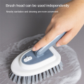 1Set Shower Scrubber Cleaning Brush Tile Cleaners Brush Tub&Tile Stiff Bristle Scrubber Brush for Bathroom Toilet Wall Glass Tub Tile Sink A. 