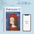 Quartet Partner Thickened Notebook StationeryA5Cartoon Coil Notebook Small Fresh Notebook for Middle and High School Students Wholesale. 