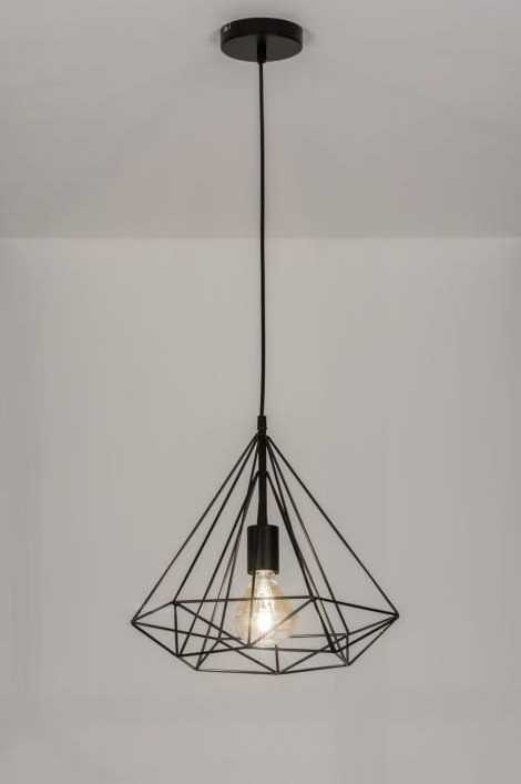 Diamond%20pendant%20light%20shade%20with%20bulb%20%7C%20Decorative%20light%20shade%20%7C%20Filament%20bulb%20%7C%20Metal%20frame%20chandelier%20%7C%20Black%20color%20%7C%20Golden%20Color%20%7C%20Single%20piece%20%7C%203%20piece%20set%20-%20Image%204