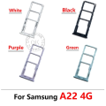 Samsung Galaxy A22 Sim Tray Micro SD Card Slot with Sim Ejector Pin Replacement Part.