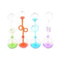 Love Meter Hand Boiler Thermometer Spiral Glass Science Energy Museum Toy Gifts Blue. 