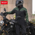 Motowolf Motorcycle Raincoat Suit Waterproof Windproof Reflective Jacket and Pants with Carrying Bag. 