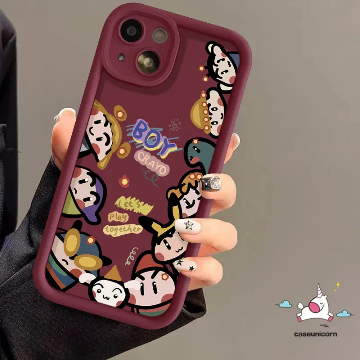 Phone%20Case%20Compatible%20for%20IPhone%2014%20Pro%20Max%20XR%2011%2013%2012%20Pro%20Max%20X%20XS%20Max%207Plus%207%208%206%206s%20Plus%20SE%202020%20Cartoon%20Cute%20Friend%20Graffiti%20Boys%20Soft%20Case%20Back%20Cover%20-%20Image%205
