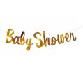 Baby Shower bunting Banner for Baby Shower Decorations - 1pc | Baby Shower Decoration Item | Baby Shower Golden Banner. 