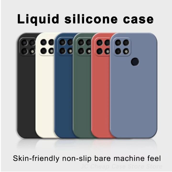 For Oppo A 15s Liquid Silicone Phone Cases Protective Cases