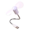 (New) mini snake fan silent soft leaf fan computer USB fan bendable freely.