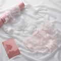 Women panties women lace triangle pants mid waist cute triangle top gril panties.