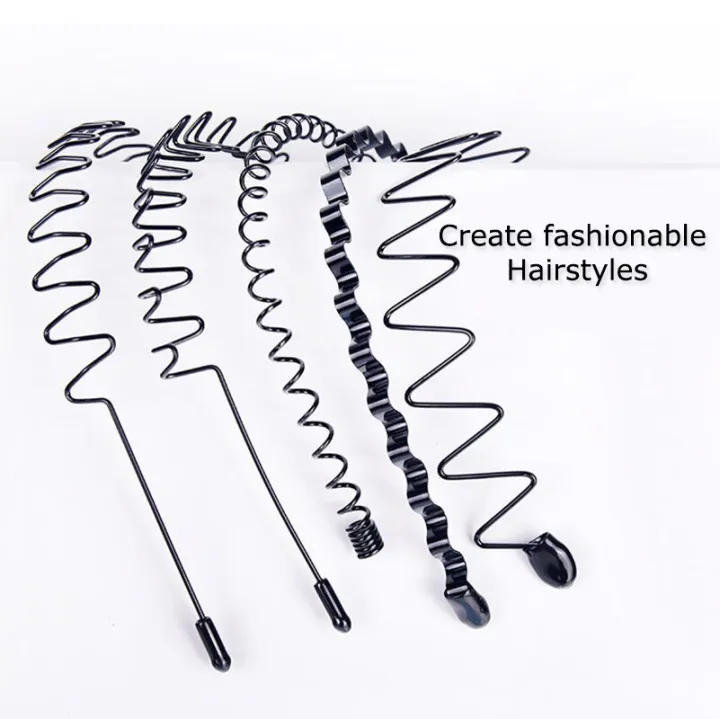 Black%20Metal%20Wavy%20Headband%20Men%20Women%20Hair%20Band%20Head%20Hoops%20Bands%20Sport%20Headbands%20Headwear%20Hairband%20Bangs%20Holder%20Hair%20Accessories%20-%20Image%204