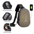 Aliencross Anti-theft lock waterproof Crossbody Single Shoulder  Bag Travel Shoulder bag High-quality Messenger Bags Male Waterproof Chest Bag. 
