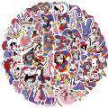 56pcs DIY Waterproof Sticker Funny Cartoon The Amazing Digital Circus Stickers brave. 