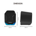 FANTECH SONAR GS202 RGB LED Speaker 3.5MM PLUG and USB PLUG Gaming Speaker for Game Player Portable Speaker for PC Laptop. 