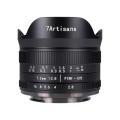 7 artisans 7artisans 7.5mm F2.8 II Fisheye Lens Ultra Wide-Angle for Sony E For Canon EOS-M Fuji XF Nikon Z Micro M4/3 mount.