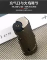 Metalgmas Flint Lighter Jet Butanegmrinding Wheel Three Torch Turbo Lighters Cigerettes Accessories Cigar Smoking Lighters. 