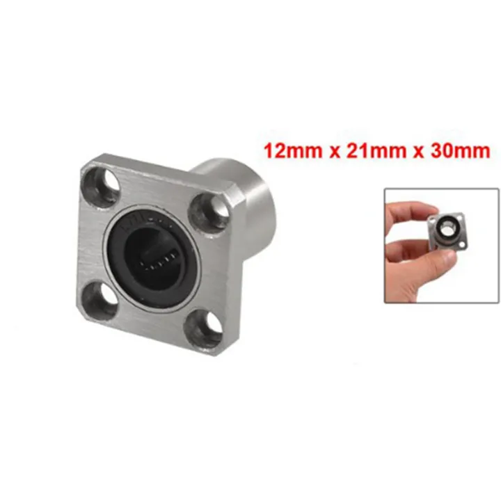 2X%20Bushings%20Square%20Flanged%20Long%20Linear%20Bearing%2012mm%20x%2021mm%20x%2030mm%20-%20Image%202