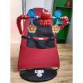 Foldable Soft Newborn Baby Bouncing Chair Seat Safety Balanced with Toy. 