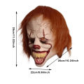 Pennywise Horror Joker Mask Halloween Cosplay Evil Clown Latex Masks Scary Carnival Party Head Cover Movie Cos Decoration Props. 