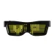 Magic LED Shining Smart Glasses APP Programmable Wireless BLE Light up glasses for Party. 