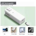 USB Charging Mini Sealing Machine Household Snack Plastic Packaging Bag Heat Sealing Machine Small Sealing Machine Grey. 