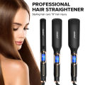 Ubeator - 1-5cm Width 5 Sizes LCD Display Temp Adjustment Straight Curly Hair Styling Tool|Curved Flat Irons 685. 