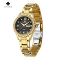 WWOOR Ladies Watches Top Brand Luxury Diamond Bracelet Watches For Women Stainless Steel Dial Quartz Wrist Watch 8856.