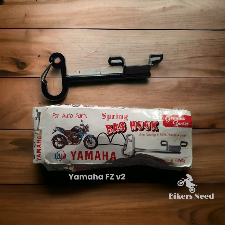 Spring Bag Hook With Upper Cover For Yamaha FZ V2 Bike