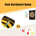 Magnetic Dart Board, 15" Double-Sided Magnetic Dart Game Set with 6 Darts Flights Safe Indoor & Outdoor Games Toy Gift for Kids and Adults. 