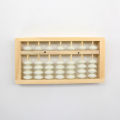 GC 7 Column 5-bead Wooden Abacus For Children Small Lightweight Math Arithmetic Calculating Tool For Student. 