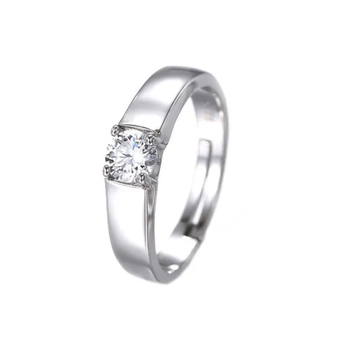 New%20Six%20Claw%20Diamond%20Forever%20Endless%20Love%20Heart%20Zircon%20Ring%20Wedding%20Rings%20Set%20Couple%20Engagement%20Silver%20Adjustable%20Ring%20-%20Image%205