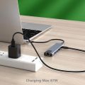 Trumsoon USB C Hub RJ45 Ethernet 4K HDMI-Compatible VGA Type C PD USB 3.0 2.0 SD TF Dock for MacBook iPad Samsung S20 Dex TV. 