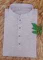 Khadi Cotton Semi Long Panjabi for Menz Fashion. 