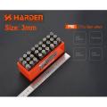 Harden Steel Letters punch 27Pcs ( 3mm / 4mm / 5mm / 6mm / 8mm / 10mm ) Professional Alphabet Chrome Vanadium punch set.