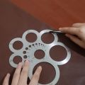 Leather Cutting Tool Corner Template for Leathercraft DIY Craft.