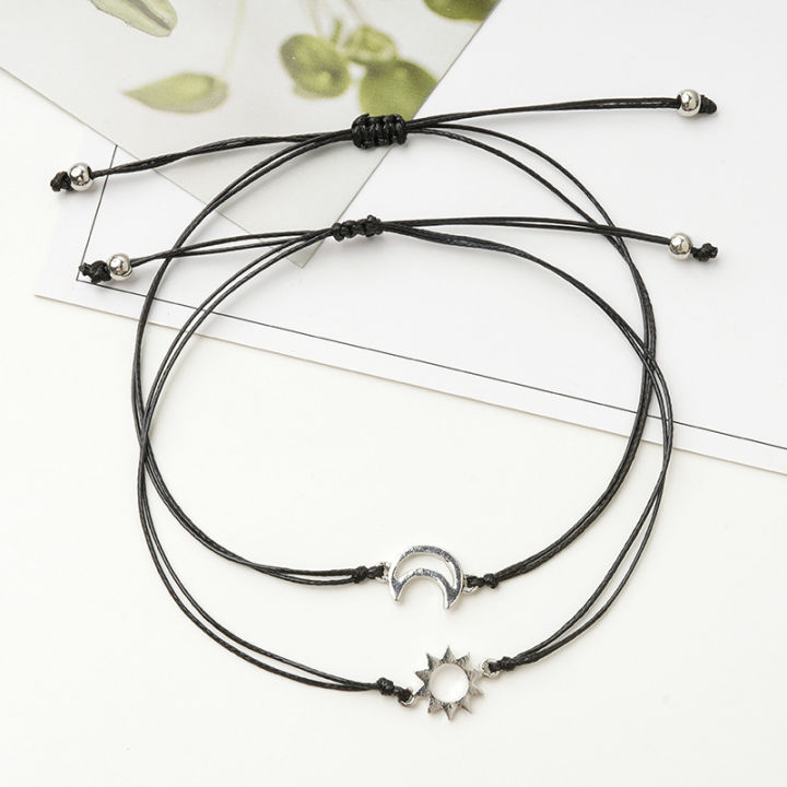 Cross-border%20Personality%20Sun,%20Moon%20and%20Stars%20Couple%20Bracelet%20Sun%20Moon%20Cutout%20Woven%20Adjustable%20Paper%20Card%20Bracelet%202%20Wholesale%20-%20Image%203