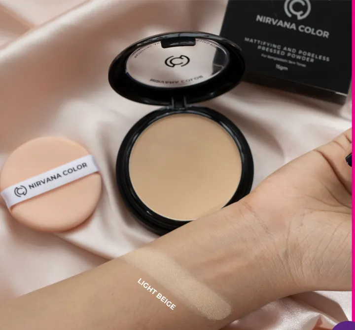 Nirvana%20Color%20Mattifying%20and%20Poreless%20Pressed%20Powder%20-%20Light%20Beige%20-%20Image%202