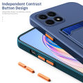 Candy Card Slot Wallet Silicone Soft Back Cover For HonorX8a Honor X8a 4G Case Honar Honer X8a X 8a X8 a 4G Camera Protect Funda.
