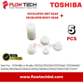 Developer unit Gear set 5 pcs combo for TOSHIBA photocopier e Studio 2523A/2523AD/2323AM/2323AMW/2329A/2829A/2303A/2309A/2809A/2006/2306/2007/2307. 