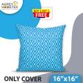 Cushion Cover, Pest Color (16"x16") Only Cover. 