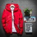 【On Sale】 6XL 7XL Men Ms zipper reflective Casual Jacket Autumn windbreaker Hooded Streetwear Coats Zipper Outwear Clothing.