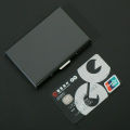Anti-Scan Wallet Case Credit Slim Card RFID Blocking Metal. 