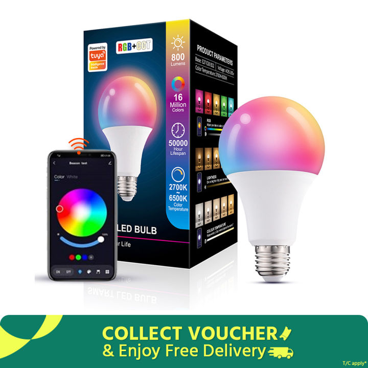 FXPOT%20Tuya%20Smart%20Led%20RGB%20(Bluetooth)%2010W%20Bulb%20Dimming%20Lights%20E27%20Aluminum%20APP%20Control%20-%20Image%202
