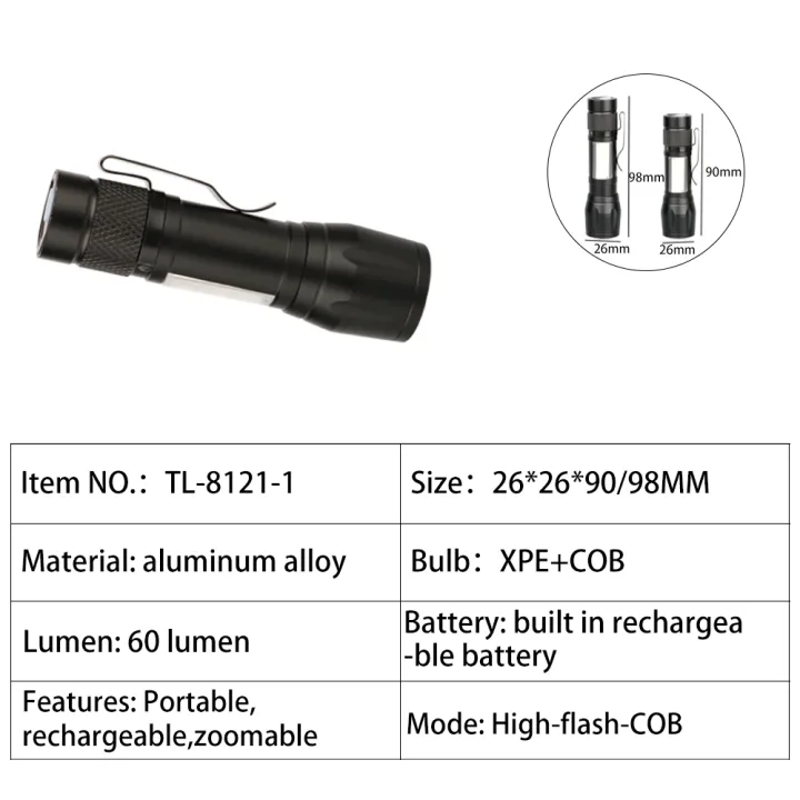 USB%20Rechargeable%20LED%20Torchlight%20COB%20LED%20Torchlight%20Micro%20USB%20Charging%20System%20Handheld%20Portable%20Torch%20of%20Zoomable%20With%20Storage%20Box%20-%20Image%205