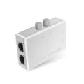 KEBIDU Mini 2 Port RJ45 RJ-45 Network Switch Box Ethernet Switcher 2 Way Port Manual Network Sharing Switch Adapter. 