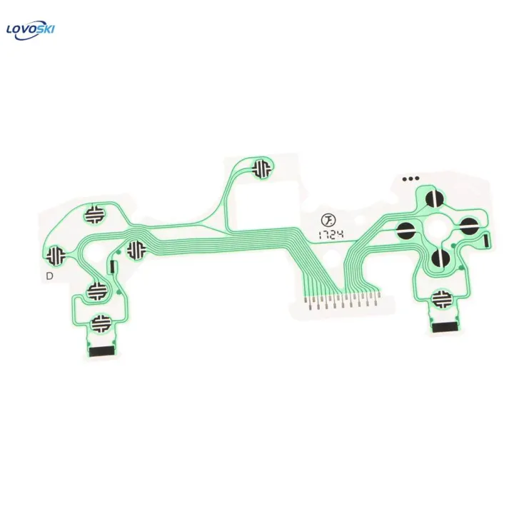 5xConductive%20Film%20Keypad%20Flat%20Flex%20Ribbon%20Cable%20For%20Sony%20PS4%20Controller%20Green%20-%20Image%206