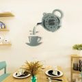 Large Clock Resin Silicone Mold DIY Wall Clock Epoxy Resin Mold Arabic Numeral Clock Mold for Time Tools Home Decoration. 